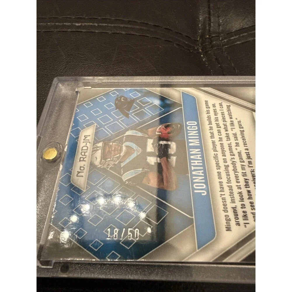 2023 Panini Phoenix Jonathan  Mingo Auto /50  3Color Duel Patch  RC RAD-JAM💥🔥
